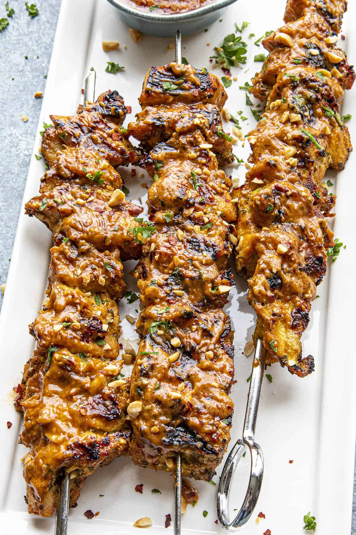 Spicy Thai Chicken Kebab