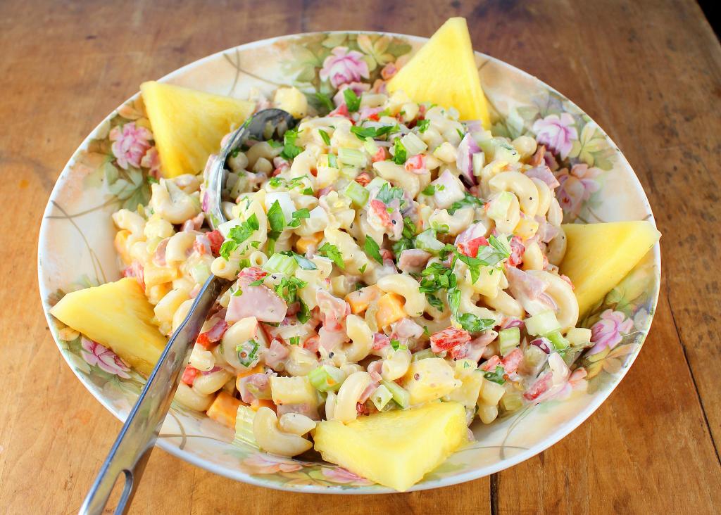 Curried Hawaiian Pasta Salad